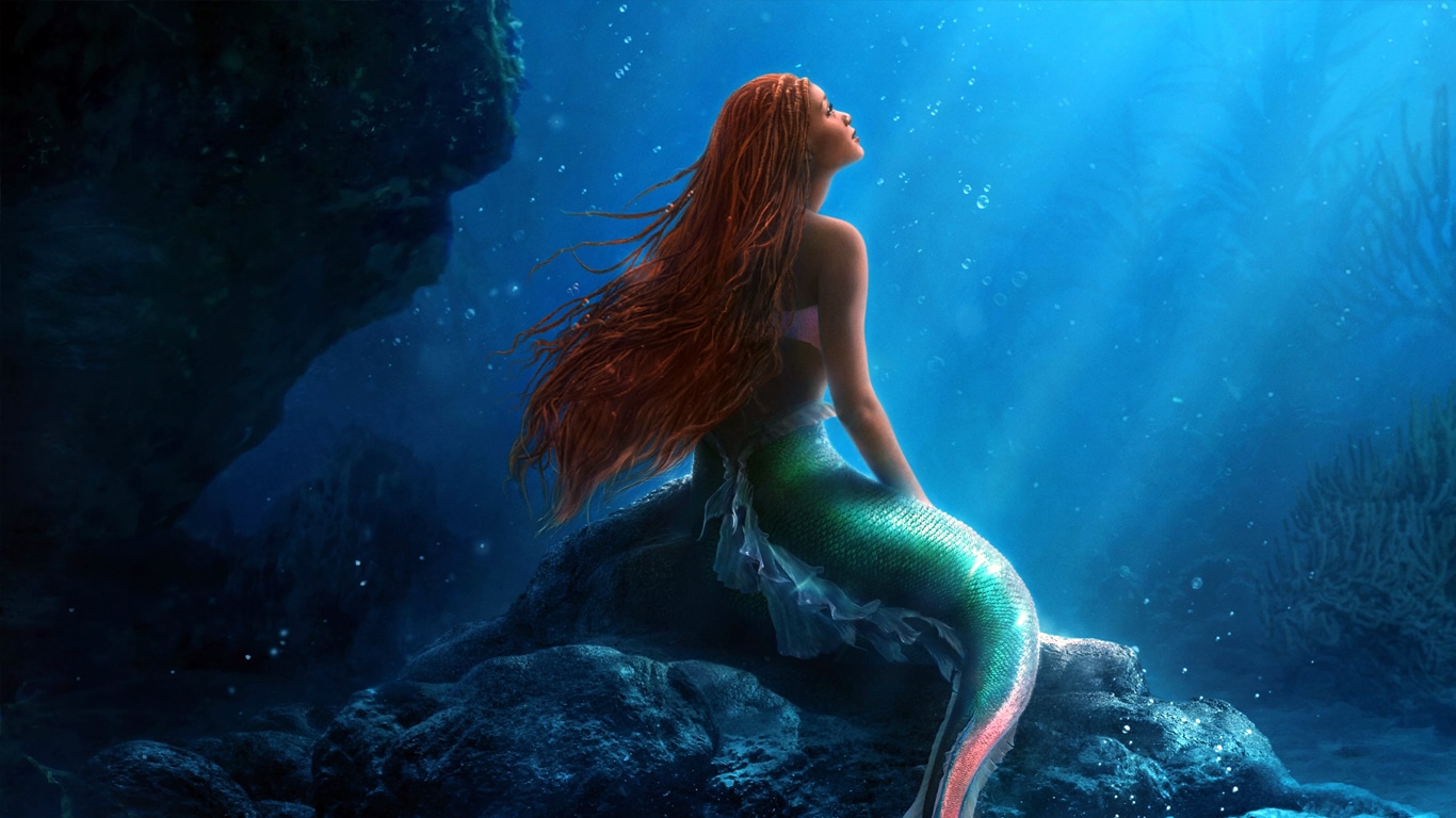 A-Pequena-Sereia-Halle-Bailey Veja a melhor imagem das irmãs de Ariel no live-action A Pequena Sereia