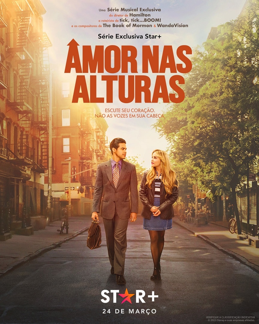 Amor-nas-Alturas-Poster Conheça 'Amor nas Alturas', nova série musical com Mae Whitman no Star+
