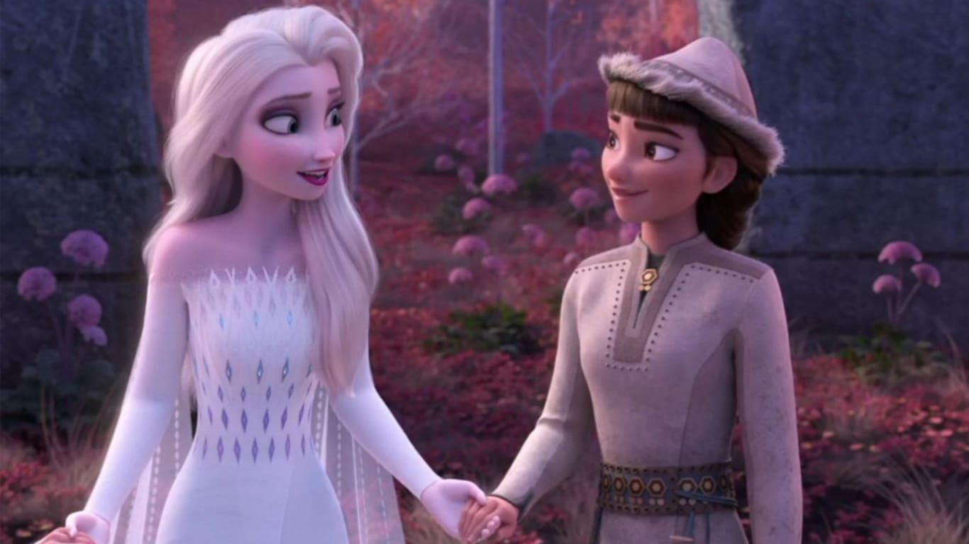 Elsa-e-Honeymaren-em-Frozen-2 A Disney vai dar a Elsa um romance em Frozen 3?