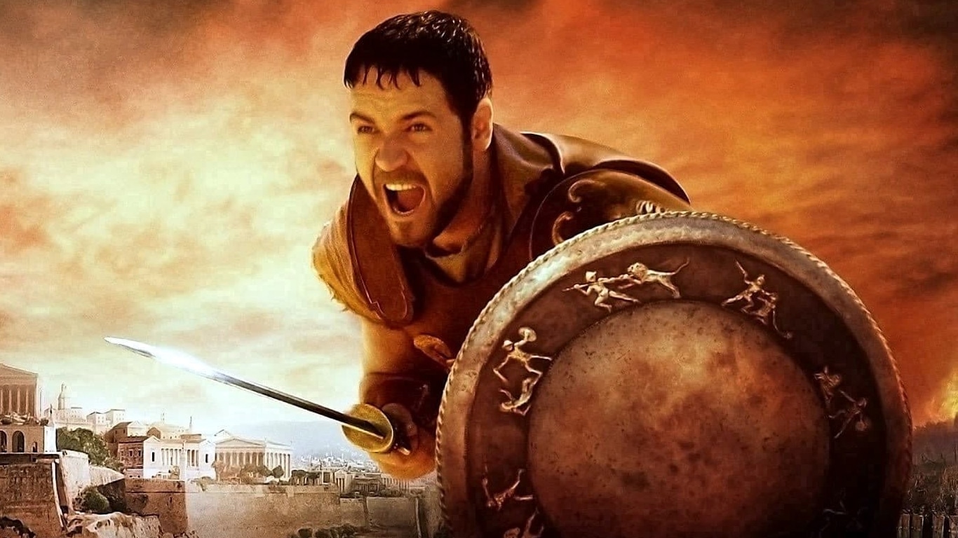 Gladiador-Russell-Crowe O que esperar de Gladiador 2? Russell Crowe dá pistas em entrevista