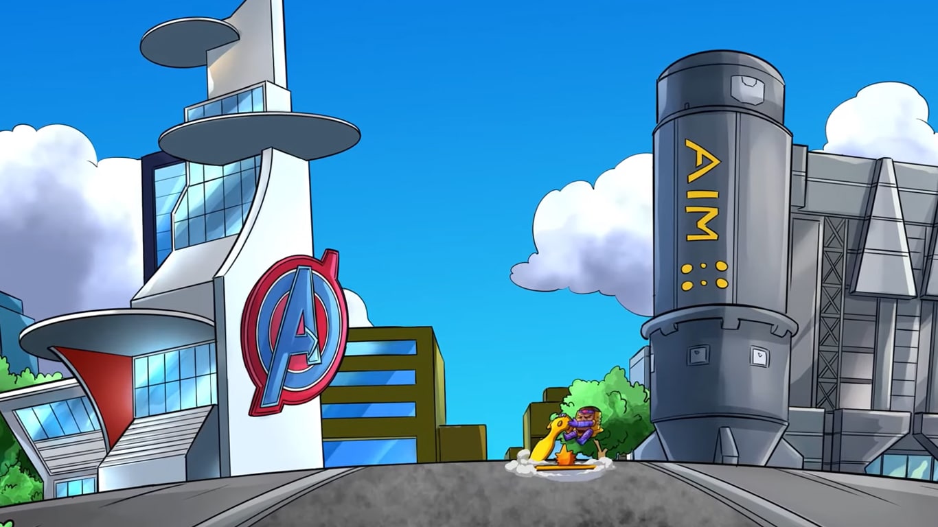 Marvel-Avengers-Stunt-Squad Marvel lança nova série animada dos Vingadores