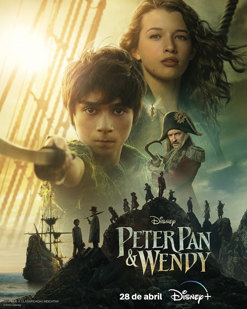 Poster-Peter-Pan-e-Wendy-DisneyPlus Saiu o trailer do live-action Peter Pan e Wendy, com Jude Law!