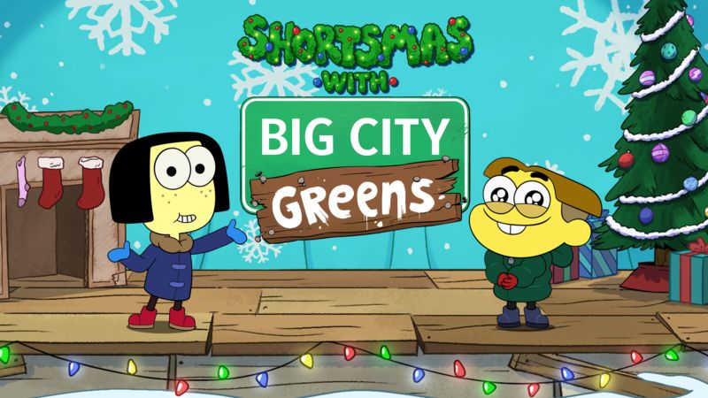 Shortsmas-with-Big-City-Greens-Disney-Plus Chegaram ao Disney+ 'j-hope IN THE BOX' e especial de 'Os Vizinhos Green'