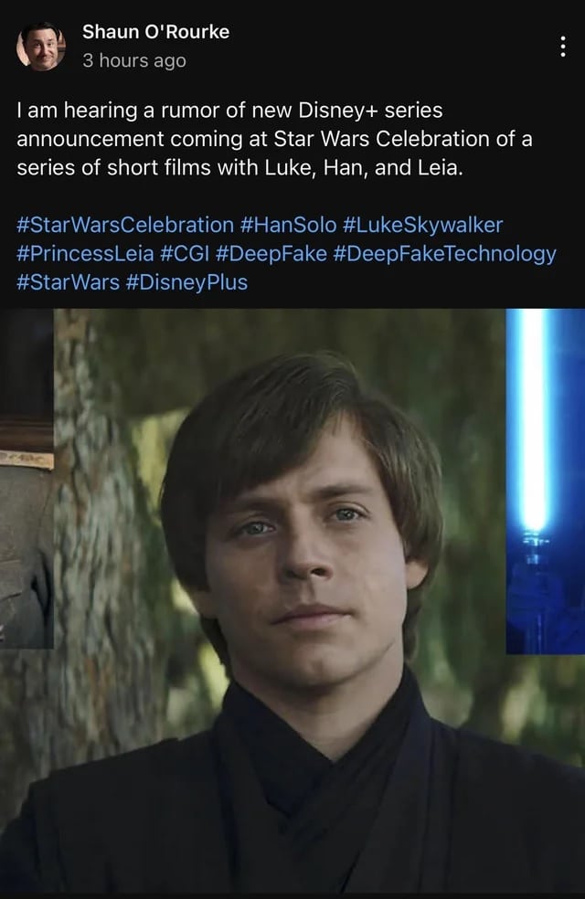 rumor-sobre-Luke-Skywalker-Han-Solo-e-Leia Nova série com Luke Skywalker, Han Solo e Leia pode ser anunciada em breve