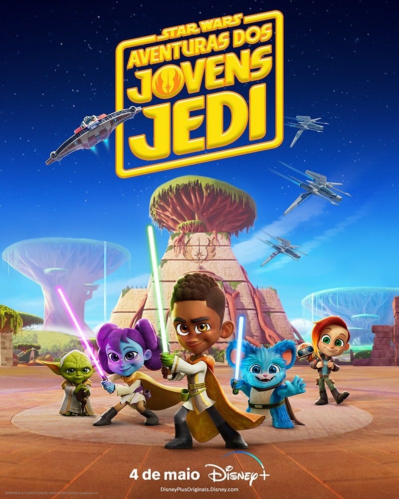 Aventuras-dos-Jovens-Jedi-Poster Disney+ libera 1º curta de Star Wars: Aventuras dos Jovens Jedi