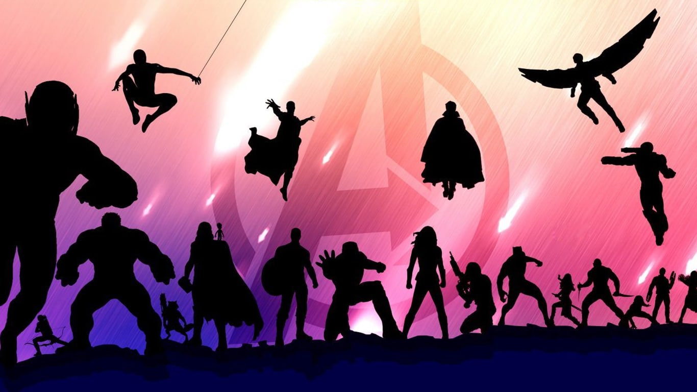 Vingadores-silhueta 10 super-heróis icônicos da Marvel que não têm superpoderes