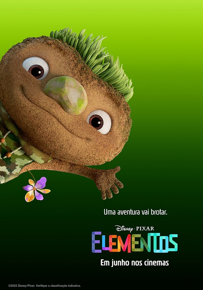 elementos-Poster-Clod Elementos | Pixar lança trailer explorando fogo, terra, água e ar