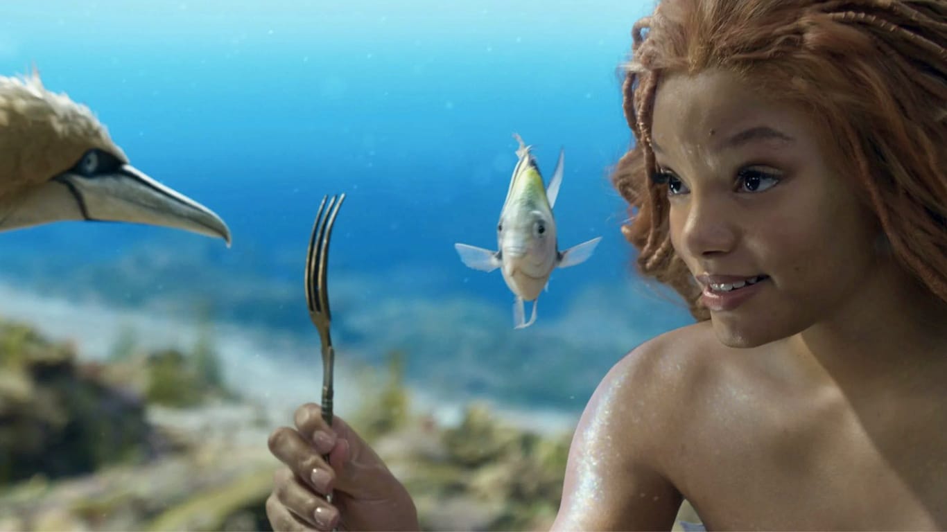 A-Pequena-Sereia-Ariel-e-Sabidao A Pequena Sereia: por que Halle Bailey foi a primeira e única opção para Ariel?