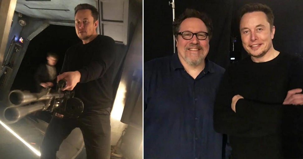 Elon-Musk-e-Jon-Favreau Elon Musk dá sua opinião sobre série Star Wars do Disney+