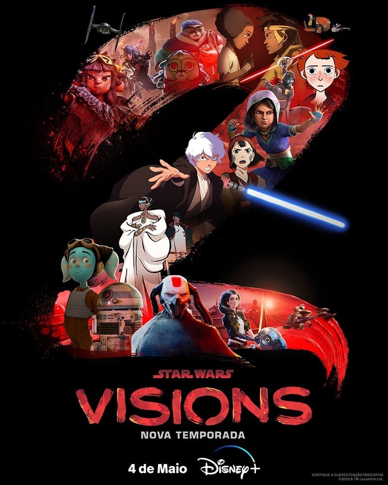 Star-Wars-Visions-Volume-2-poster Star Wars: Visions Volume 2 lança trailer cheio de cores e ação