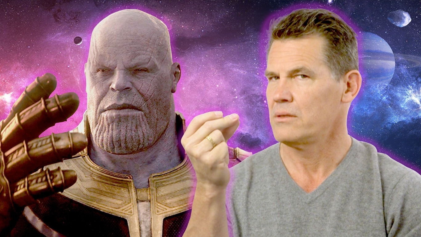 Thanos-Josh-Brolin Josh Brolin, o Thanos da Marvel, aparece nu para promover série