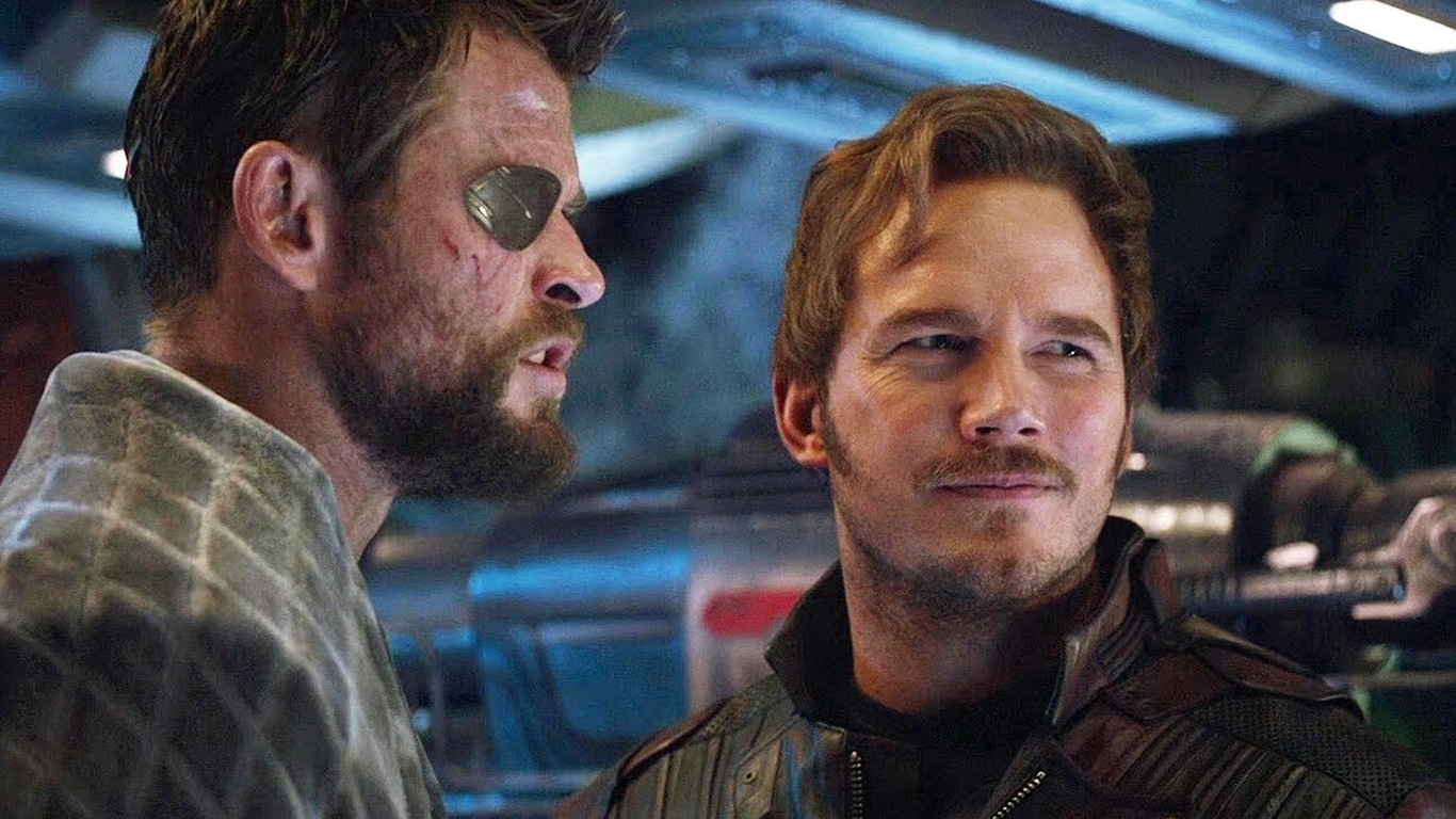 Thor-e-Peter-Quill James Gunn não gostou do que fizeram com os Guardiões da Galáxia em Vingadores: Guerra Infinita