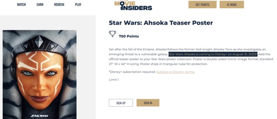 Ahsoka-data-de-estreia-no-Disney-Plus Data de estreia de Ahsoka no Disney+ é revelada em página oficial