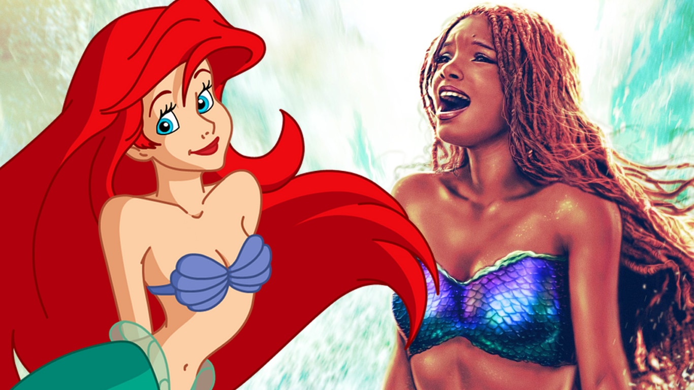Ariel-da-animacao-e-live-action-A-Pequena-Sereia 5 grandes diferenças entre A Pequena Sereia da Disney e o conto original