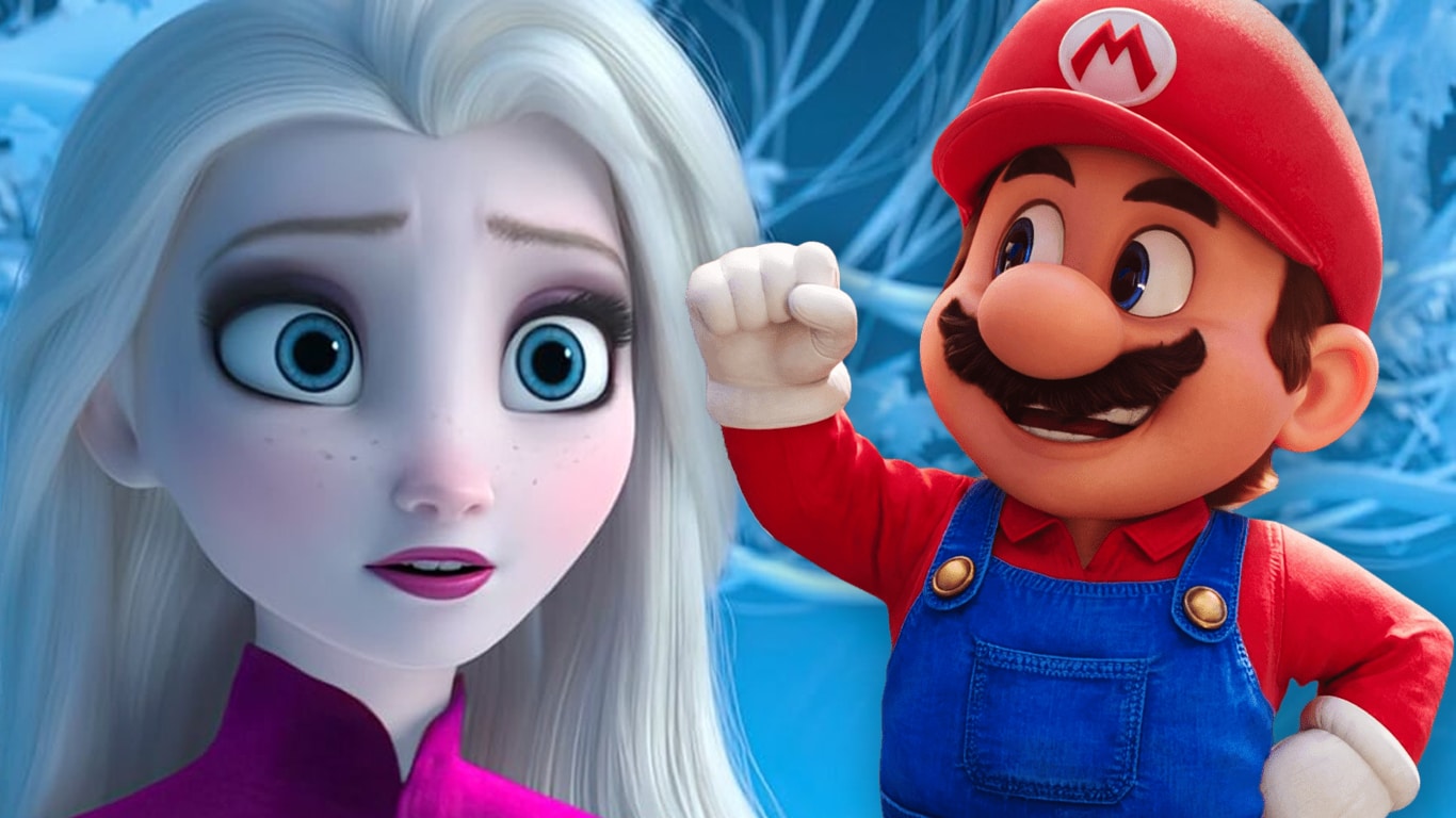 Frozen-Super-Mario Por que Frozen 4 não será suficiente para a Disney vencer a concorrência?