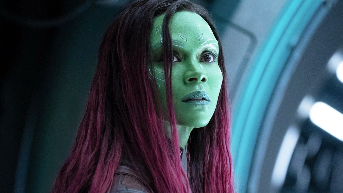 Gamora-Guardioes-da-Galaxia-Vol-3 Com depoimento comovente, Zoe Saldaña confirma despedida da Marvel