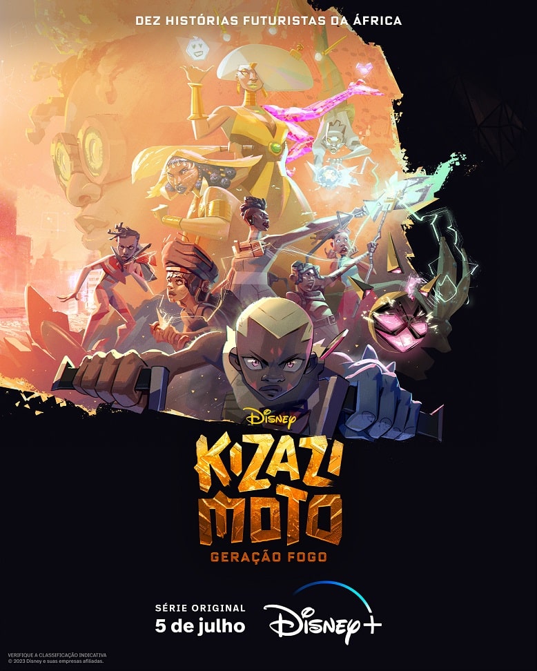 Kizazi-Moto-Geracao-Fogo-Poster Kizazi Moto, com diretor de Homem-Aranha no Aranhaverso, ganha data de estreia