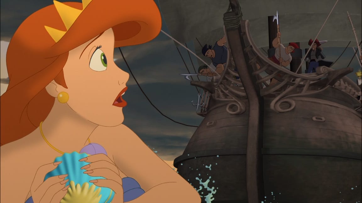 Mae-de-Ariel-morrendo-esmagada Teoria trágica conecta histórias de A Pequena Sereia e Peter Pan