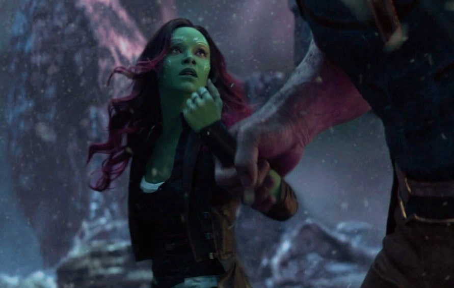 Morte-de-Gamora-em-Guerra-Infinita Como Gamora está viva em Guardiões da Galáxia 3 se ela morreu em Guerra Infinita?