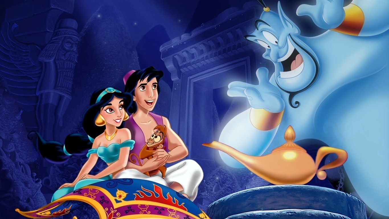 Aladdin-1992-Disney Teoria de 'Aladdin' explica que o Gênio ficou devendo 2 desejos