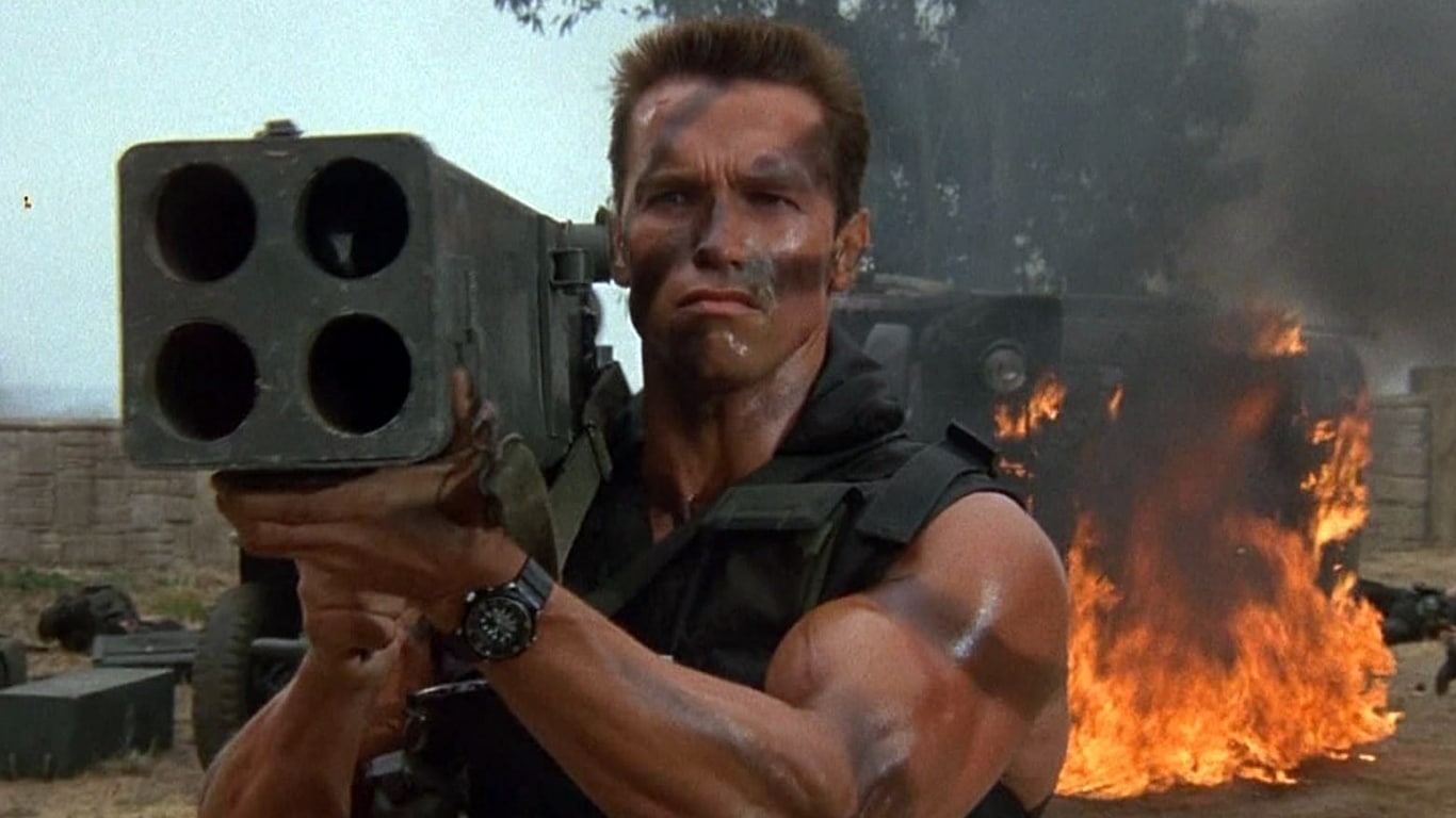 Arnold-Schwarzenegger-em-Comando-para-Matar Arnold Schwarzenegger aceitou fazer Comando para Matar 2, diz site