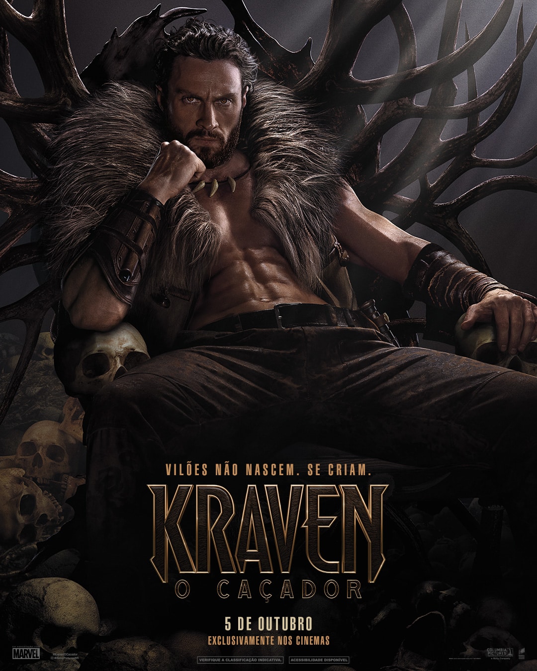 Kraven-o-Cacador-Poster Vazou o trailer completo de Kraven, o Caçador, novo filme no Universo do Homem-Aranha