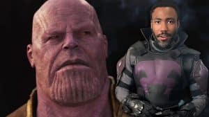 Thanos-e-Donald-Glover-como-Gatuno