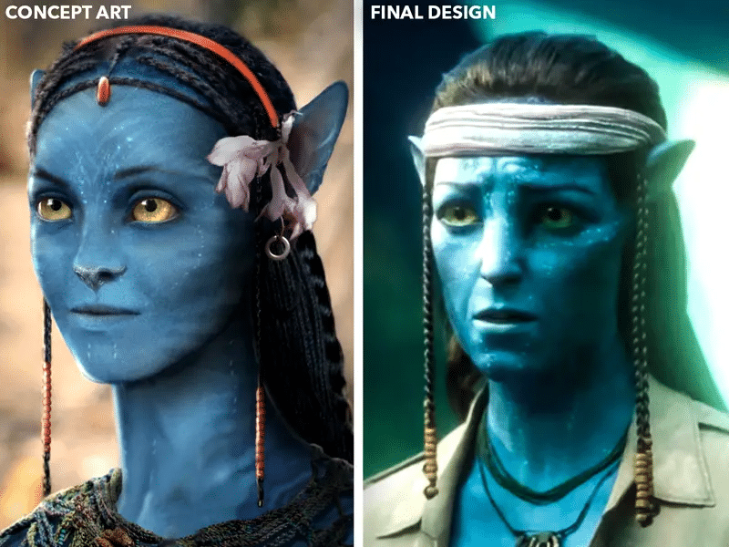 image Imagens oficiais mostram como Kiri e Lo'ak seriam diferentes em Avatar 2
