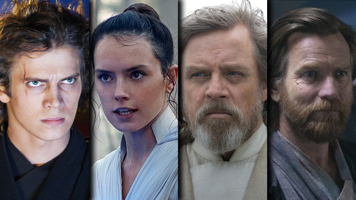 Anakin-Rey-Luke-e-Obi-Wan Quem é o melhor Jedi de todos os tempos? Dave Filoni não tem dúvidas