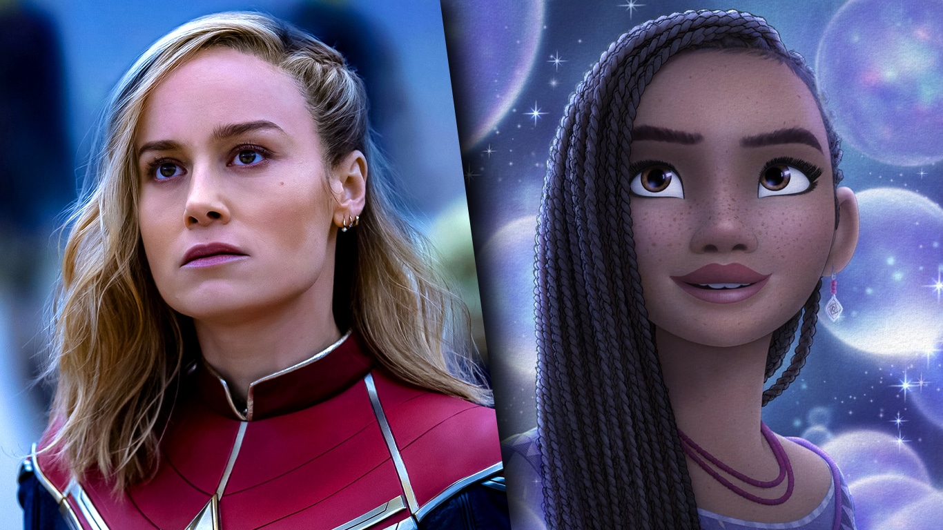 As-Marvels-e-Wish-O-Poder-dos-Desejos Disney pode adiar As Marvels, Wish e outros 4 filmes