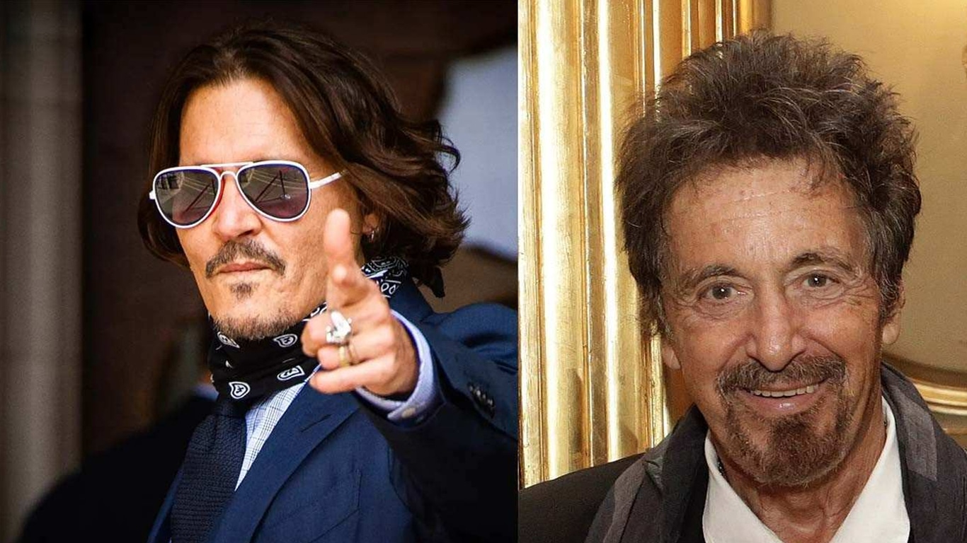 Johnny-Depp-Al-Pacino Al Pacino ganhou o Oscar pelo filme errado, segundo Johnny Depp