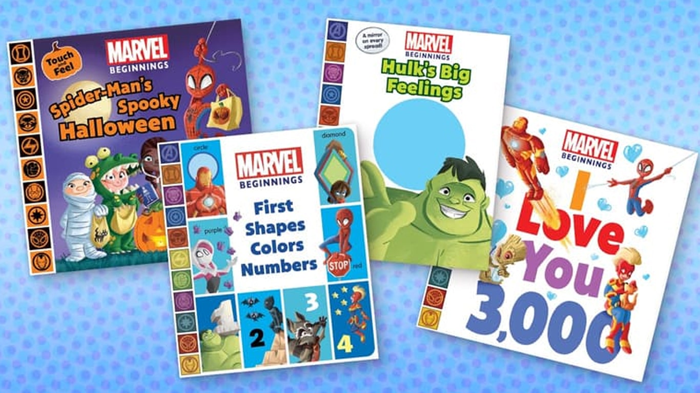 Marvel-Beginnings Marvel anuncia livros para crianças com até 3 anos