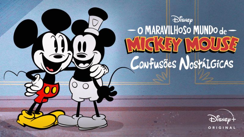 Mickey-Mouse-Confusoes-Nostalgicas Disney+ lança especial do TXT e Mickey Mouse: Confusões Nostálgicas
