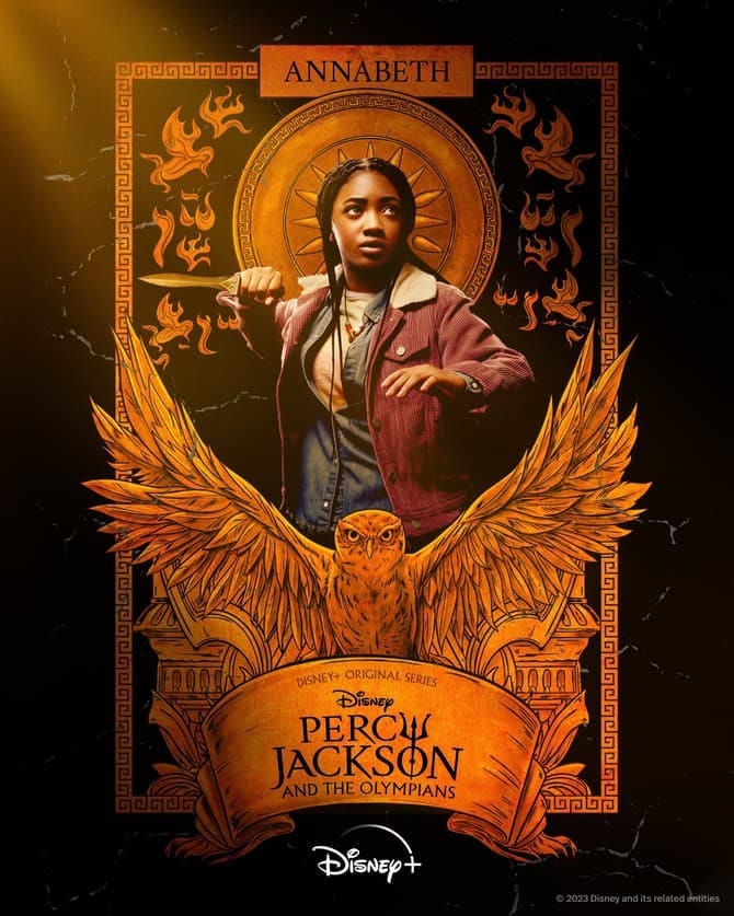Percy-Jackson-Poster-Annabeth Novos pôsteres de Percy Jackson destacam Percy, Grover e Annabeth