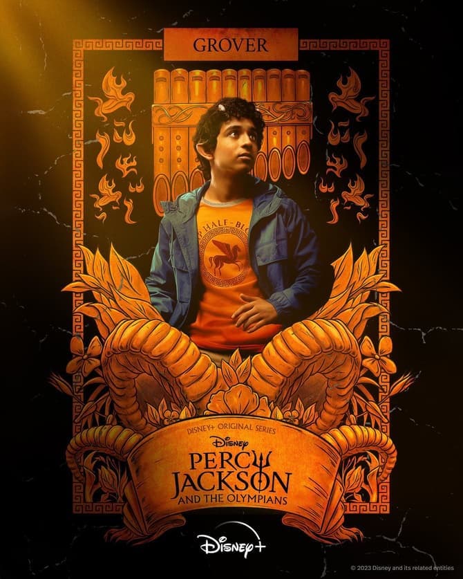 Percy-Jackson-Poster-Grover Novos pôsteres de Percy Jackson destacam Percy, Grover e Annabeth