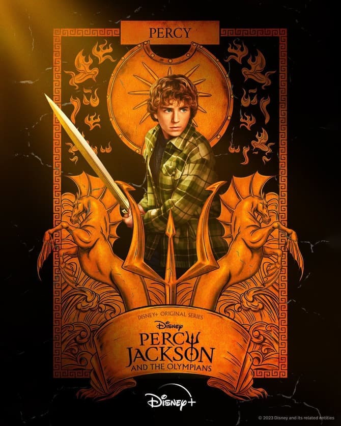 Percy-Jackson-Poster-Percy Novos pôsteres de Percy Jackson destacam Percy, Grover e Annabeth