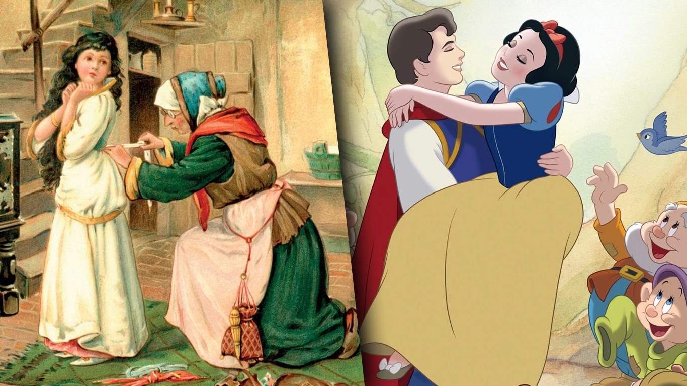 Branca-de-Neve-irmaos-Grimm-vs-Disney As 7 maiores diferenças entre Branca de Neve da Disney e o conto original