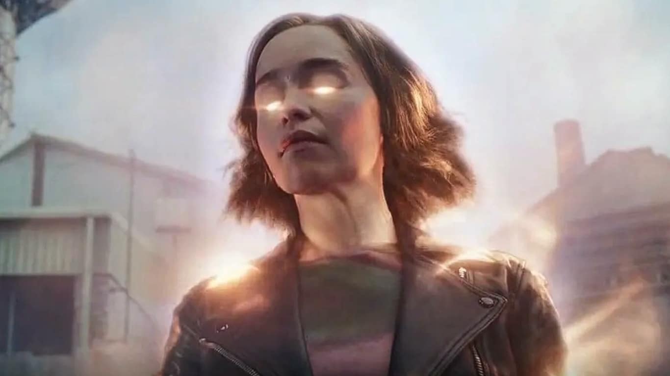 Giah-com-poderes-em-Invasao-Secreta Emilia Clarke revela sua experiência no final polêmico de Invasão Secreta