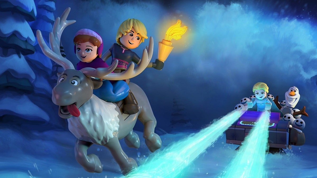 LEGO-Frozen-Luzes-Congelantes Nem Frozen escapa: série animada foi removida do Disney+ sem aviso
