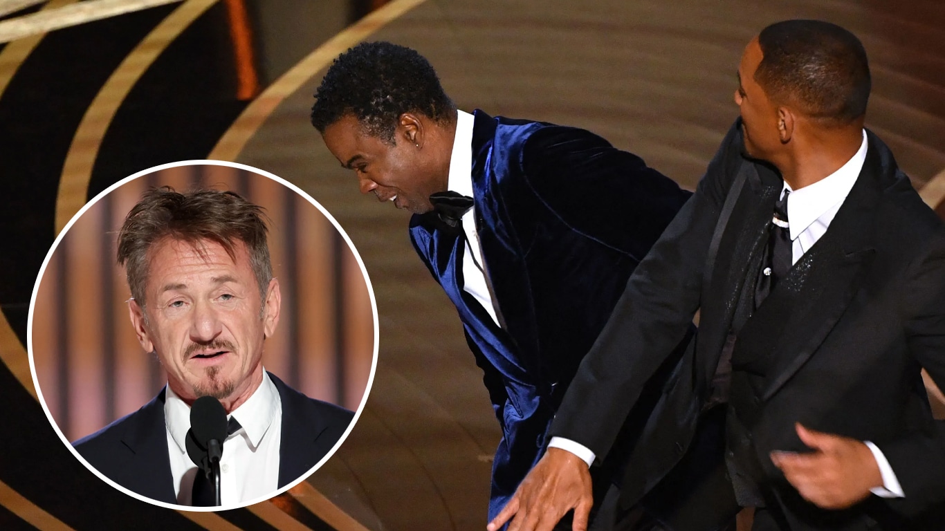 Sean-Penn-Will-Smith Fãs de Will Smith reagem ao comentário de Sean Penn sobre tapa no Oscar
