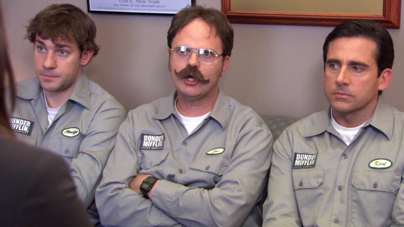 The-Office-Jim-Dwight-e-Michael Reboot de The Office tem novos detalhes revelados