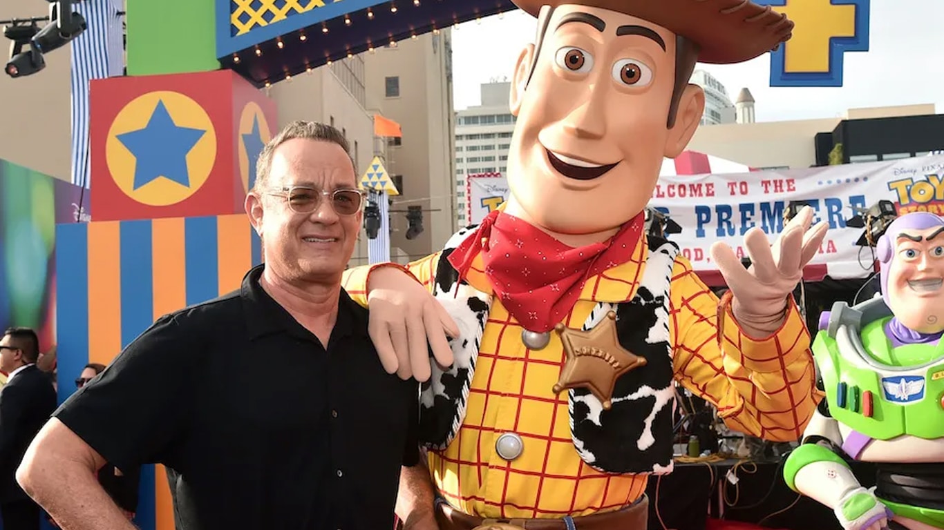 Tom-Hanks-Woody Irmão de Tom Hanks deixa escapar seu retorno em Toy Story 5