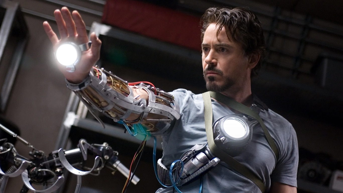 Tony-Stark-Marvel Cena improvisada de Robert Downey Jr. mudou o MCU para sempre