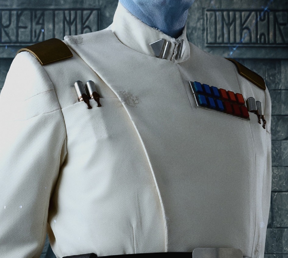 Uniforme-Grande-Almirante-Thrawn Uniforme de Thrawn tem detalhe intrigante que você não percebeu em Ahsoka