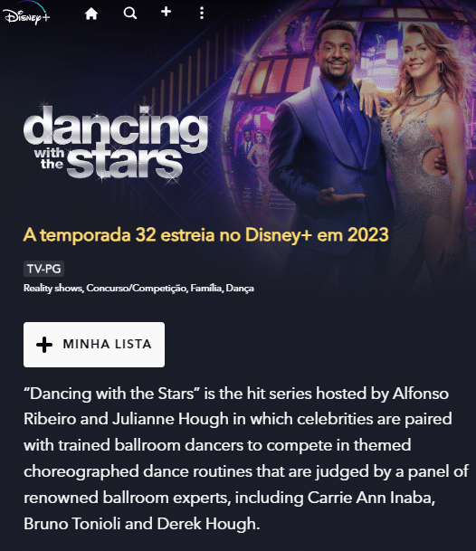 image-4 Nova temporada de 'Dancing with the Stars' já aparece no Disney+ do Brasil