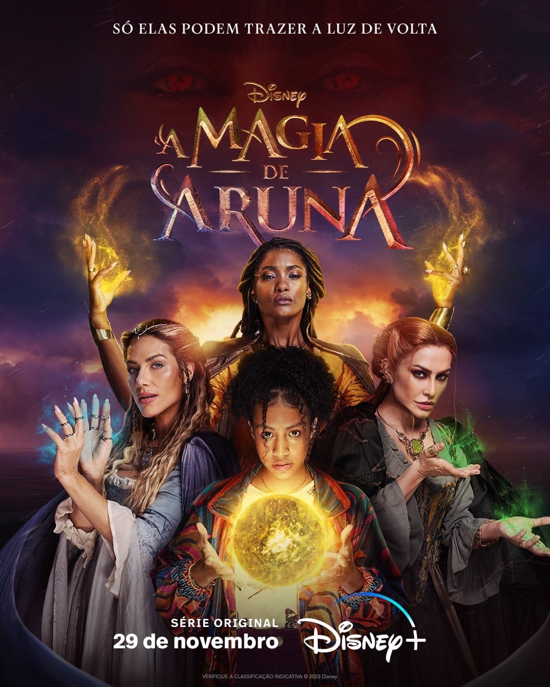 A-Magia-de-Aruna-Poster A Magia de Aruna: série brasileira do Disney+ ganha data e trailer