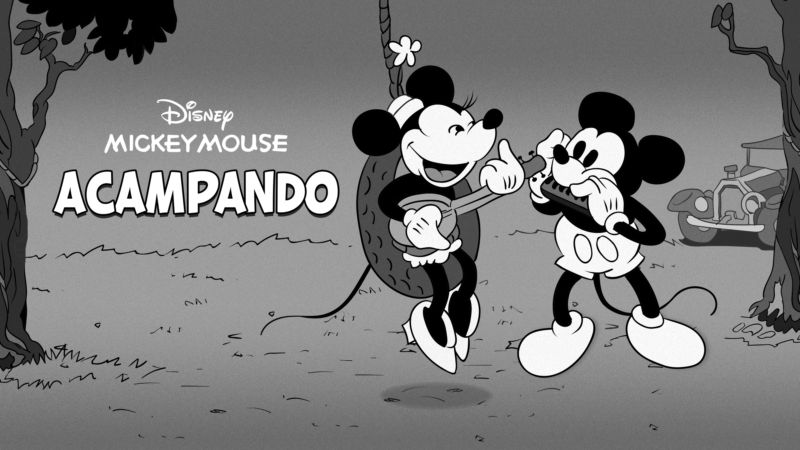 Acampando-Minnie-e-Mickey Especial de Gloria Groove e 7 desenhos clássicos chegaram ao Disney+