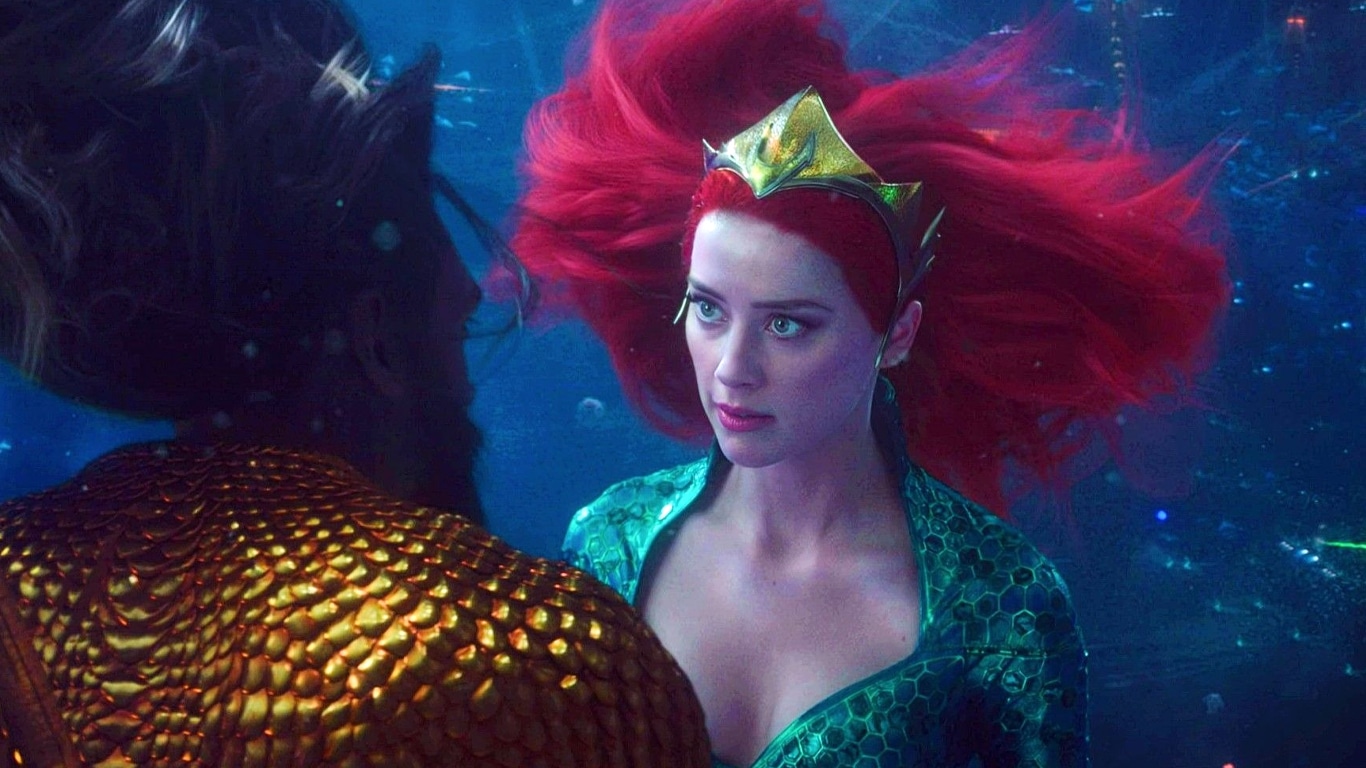Amber-Heard-Aquaman-2 Diretor de Aquaman 2 defende redução de cenas com Amber Heard