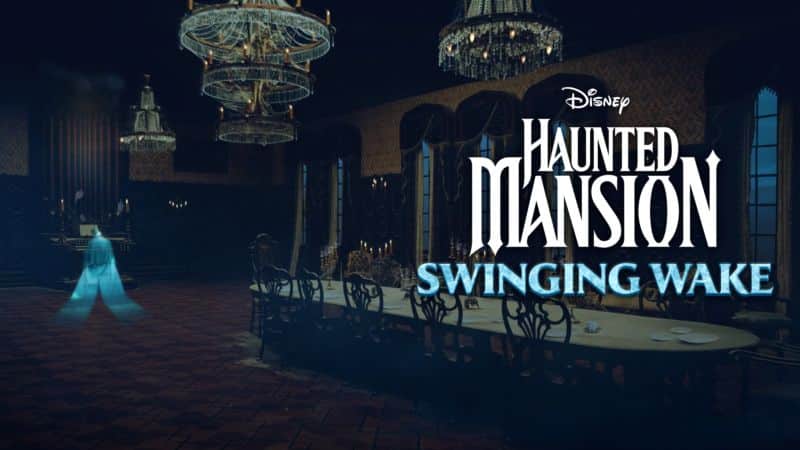 Haunted-Mansion-Swinging-Wake Mansão Mal-Assombrada chegou ao Disney+ com 2 especiais de ambiente