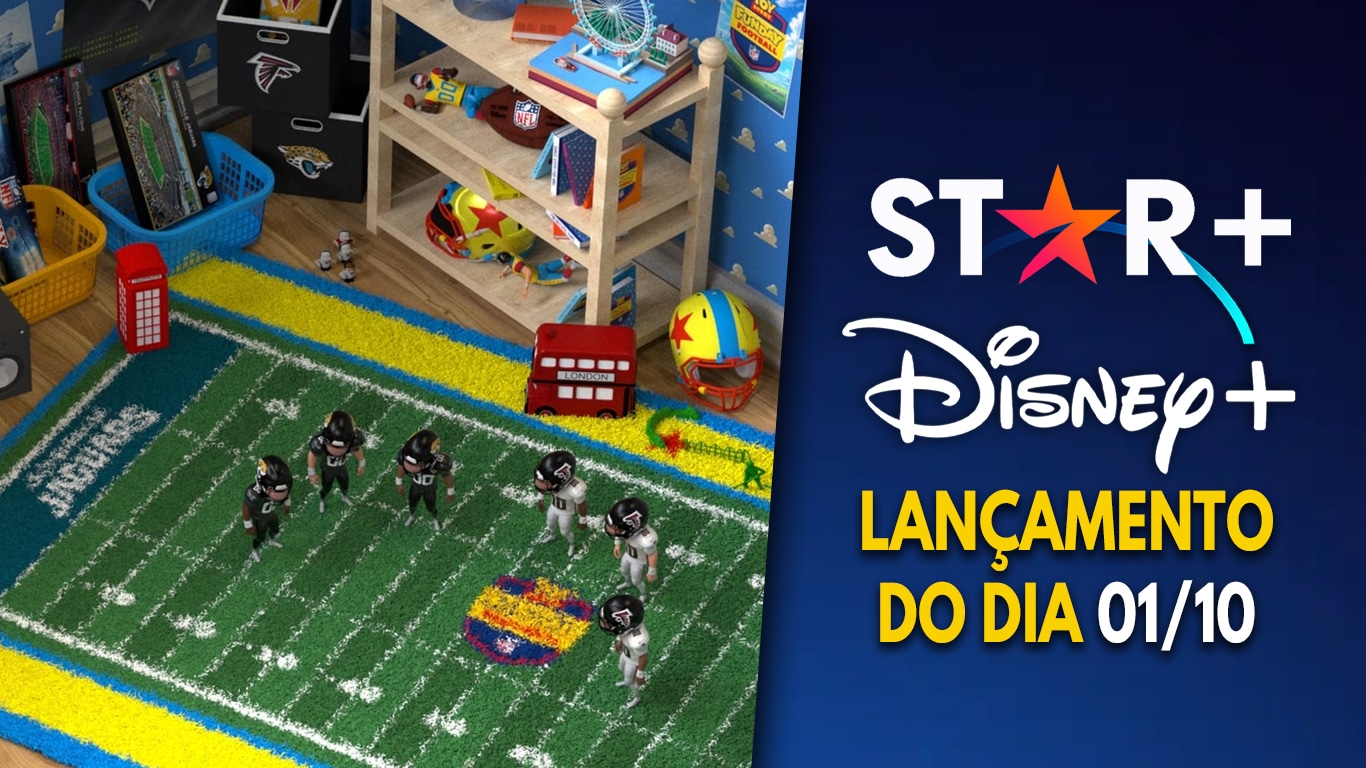 Lancamentos-Disney-Plus-do-dia-01-10-2023 Funday Football: Toy Story retorna em crossover com a NFL